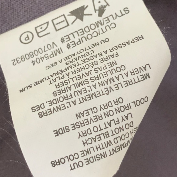 Vince Grey Long Oversized Slouchy Short Sleeve Tee - Picture 6 of 10